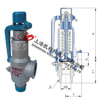 A27H、A27W、A27Y彈簧微啟式外螺紋安全閥